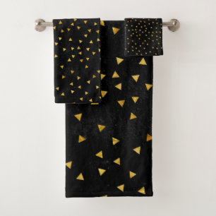 Luxe Black Gold Premium - eenvoudig Bad Handdoek