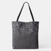 LUXE Black Sparkly Tote Bag (Achterkant)