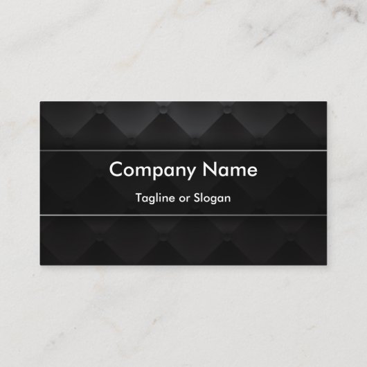 Luxe Black Visitekaartje (Achterkant)