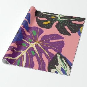 Luxe bladkunst deco behang. achtergrond natuur. cadeaupapier