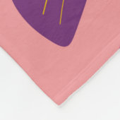 Luxe bladkunst deco behang. achtergrond natuur. fleece deken (Hoek)