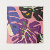 Luxe bladkunst deco behang. achtergrond natuur. wandkleed (Voorkant)