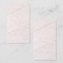 Luxe blanco visitekaartje – Ivoor & Goud