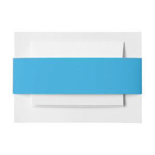 Luxe blauwe buikbanden   Elegante uitnodigingen   Wikkel