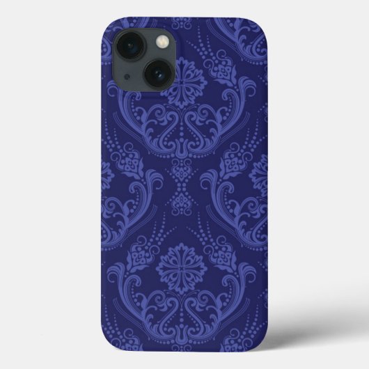 Luxe blauwe damesbehang Case-Mate iPhone case (Achterkant)