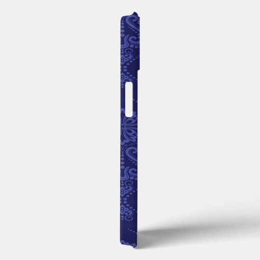 Luxe blauwe damesbehang Case-Mate iPhone case (Achterkant / Rechts)