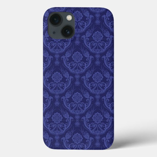 Luxe blauwe damesbehang Case-Mate iPhone case (Achterkant)