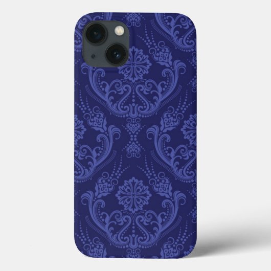 Luxe blauwe damesbehang Case-Mate iPhone case (Achterkant)