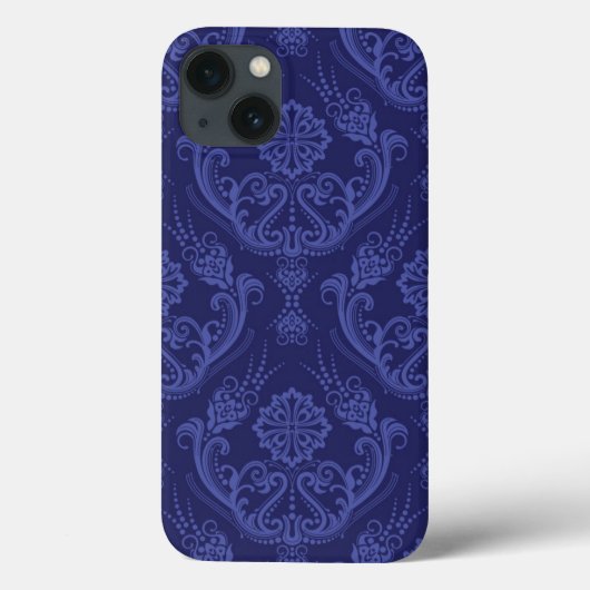 Luxe blauwe damesbehang Case-Mate iPhone case (Achterkant)