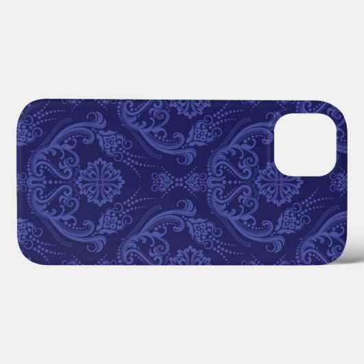 Luxe blauwe damesbehang Case-Mate iPhone case (Achterkant (horizontaal))