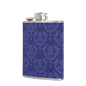 Luxe blauwe damesbehang heupfles (Links)