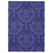Luxe blauwe damesbehang klembord (Achterkant)