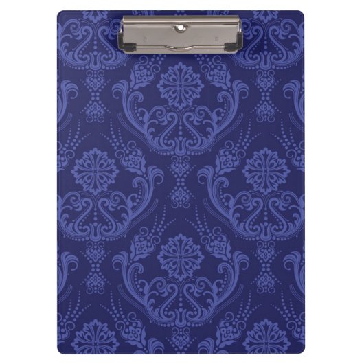 Luxe blauwe damesbehang klembord (Voorkant)