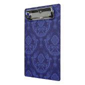 Luxe blauwe damesbehang mini klembord (Angled2)