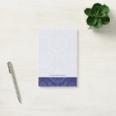 Luxe blauwe damesbehang post-it® notes (Kantoor)