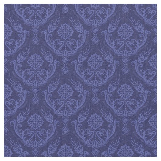 Luxe blauwe damesbehang stof (Close Up)