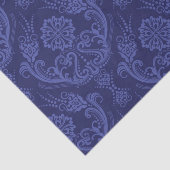 Luxe blauwe damesbehang tissuepapier (Detail)