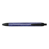 Luxe blauwe damesbehang zwarte inkt pen (Achterkant)