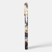 Luxe blauwe en amber agaat telefoonhoes - Ingewikk Case-Mate iPhone Case (Achterkant / Links)