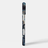 Luxe blauwe en amber agaat telefoonhoes - Ingewikk Case-Mate iPhone Case (Achterkant / Rechts)