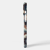 Luxe blauwe en amber agaat telefoonhoes - Ingewikk Case-Mate iPhone Case (Achterkant / Links)