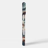 Luxe blauwe en amber agaat telefoonhoes - Ingewikk Case-Mate iPhone Case (Achterkant / Rechts)