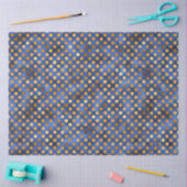 Luxe Blauwe en Gouden Serie Design 13 Tissuepapier (Craft)