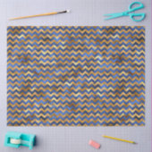Luxe Blauwe en Gouden Serie Design 14 Tissuepapier (Craft)