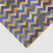 Luxe Blauwe en Gouden Serie Design 14 Tissuepapier (Detail)