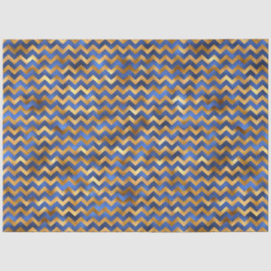 Luxe Blauwe en Gouden Serie Design 14 Tissuepapier