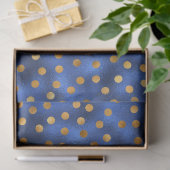 Luxe Blauwe en Gouden Serie Design 20 Tissuepapier (Geschenk)