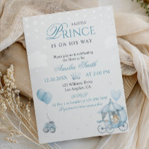 Luxe Blauwe Kleine Prins Echt Folie Baby Shower 