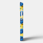 Luxe Blauwe Rozen Stijlvol Elegant Bloemendesign Case-Mate iPhone Case (Achterkant / Links)