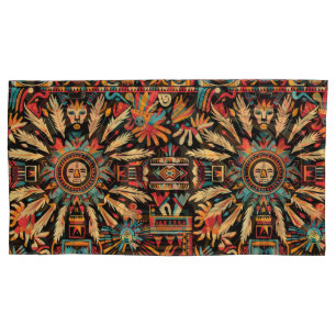 Luxe Blauwgroen "Aztec Dream" King Kussensloop