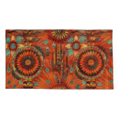 Luxe Blauwgroen "Intrinsieke Echoes" King Kussensl Kussensloop (Achterkant-Links)