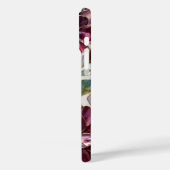 Luxe Bloem iPhone Hoesje Gebrandschilderd Roze Blo (Achterkant / Links)