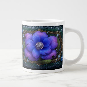 Luxe Bloem Met Sierlijk Frame Grote Koffiekop