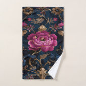 Luxe Bloem Vintage Koninklijk Bad Handdoek (Handdoek)
