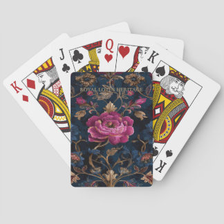 Luxe Bloem Vintage Koninklijk Pokerkaarten