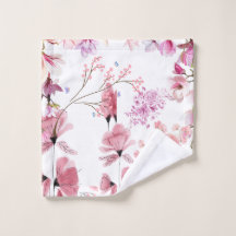 Luxe Bloem Washandje – Elegante Botanische Bloem