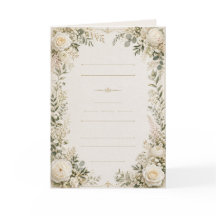 Luxe Bloemen Bruiloftsinvatie