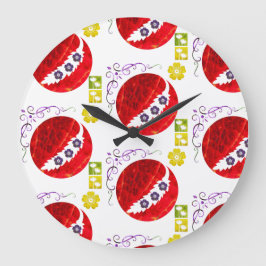 luxe bloemen grote klok