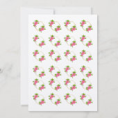 Luxe Bloemen Uitnodiging voor het Huwelijk –  (Achterkant)