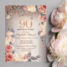 Luxe Bloemen, Vlinder, Lichtjes 90e Verjaardag