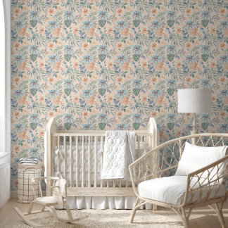 Luxe bloemenbehang | Elegante bloemen Behang