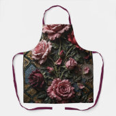 Luxe Bloemendecoratie Schort (Voorkant)