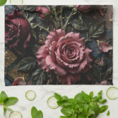 Luxe Bloemendecoratie Theedoek (Gevouwen)