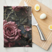 Luxe Bloemendecoratie Theedoek (Quarter Fold)