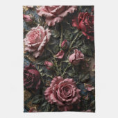 Luxe Bloemendecoratie Theedoek (Verticaal)