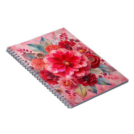 Luxe Bloemendroom met pastelbloemen & Abstract Notitieboek
